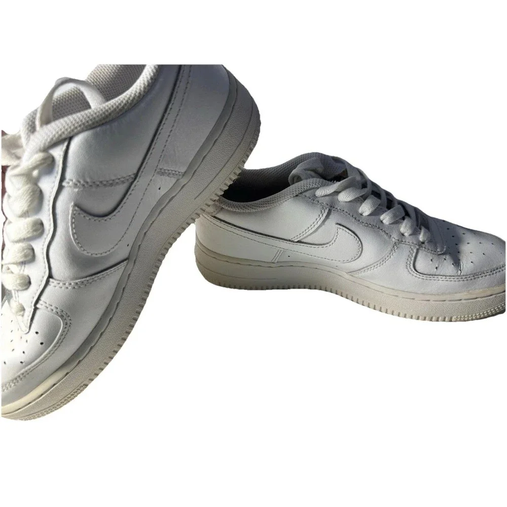 Nike Air Force 1 Low GS 6Y White Leather Sneakers DH2920-111 Classic AF1 Shoes